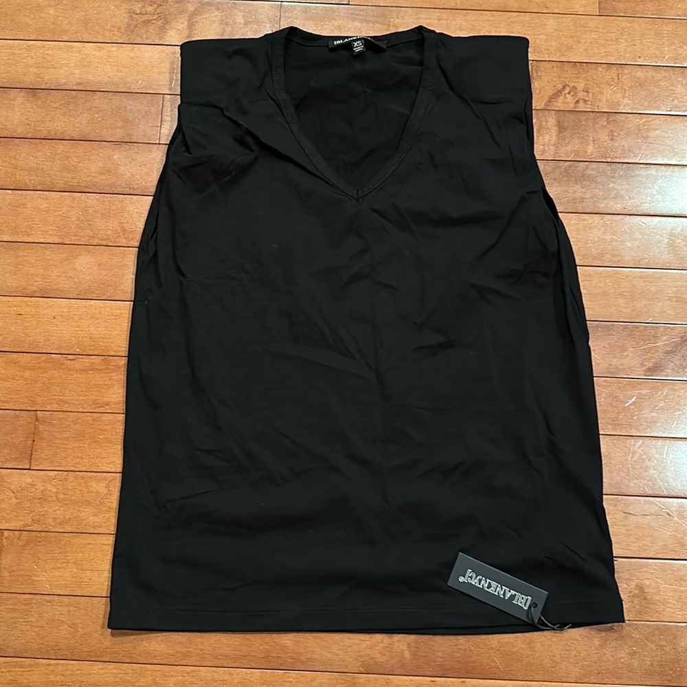 NWT BlankNYC black sleeveless top size XS